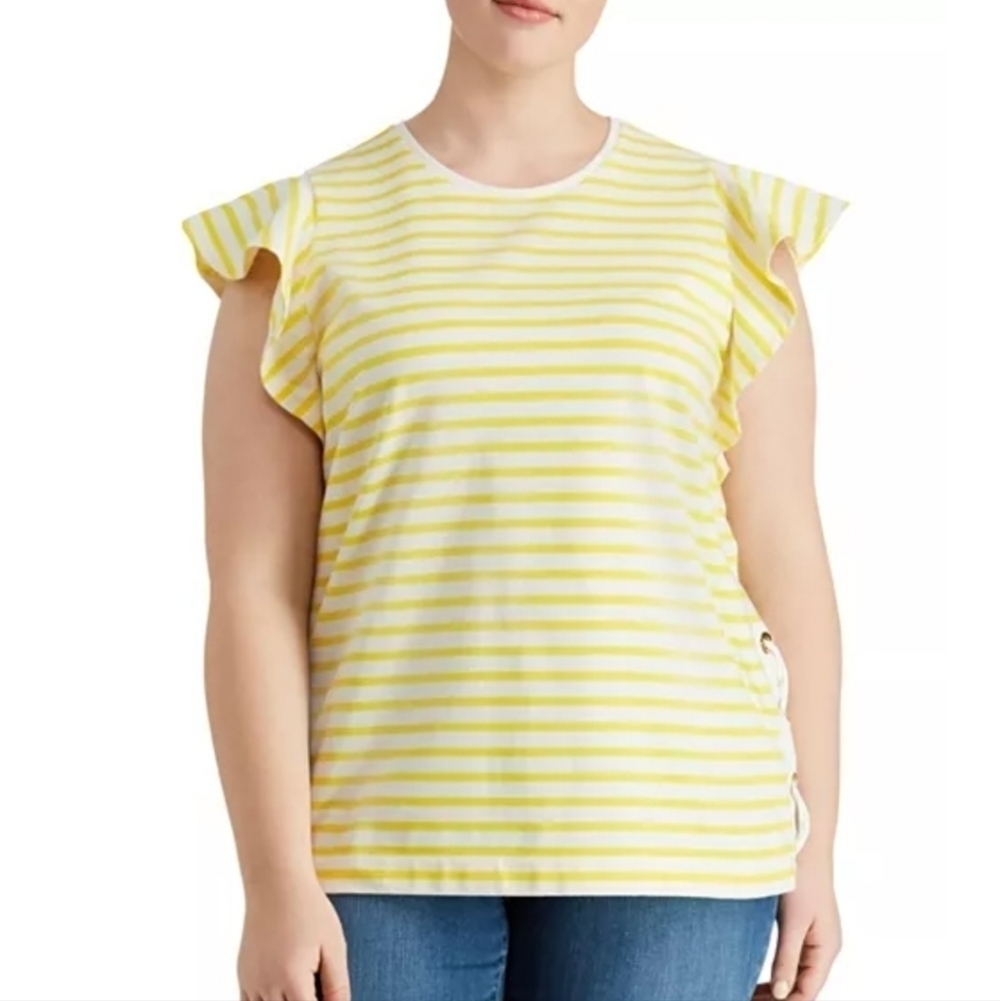 Lauren Ralph Lauren Ladies Cap Sleeve Top
